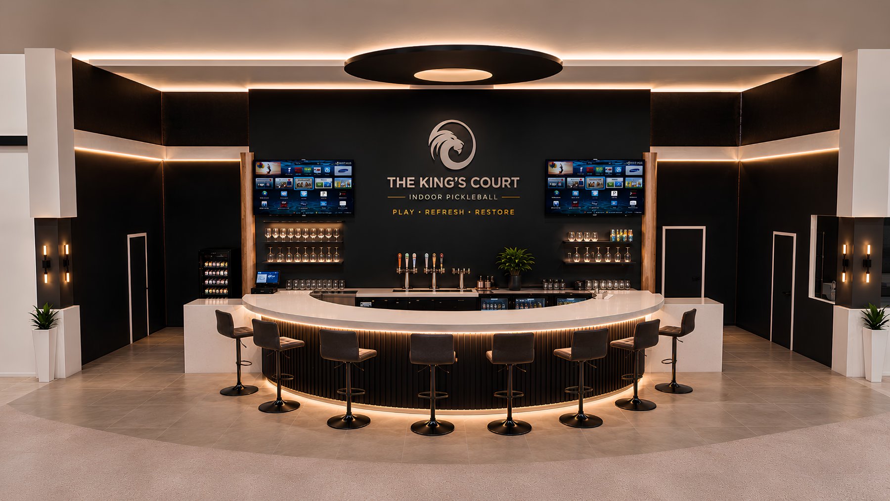 Concept render of the club bar